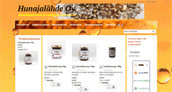 Desktop Screenshot of hunajalahde.com